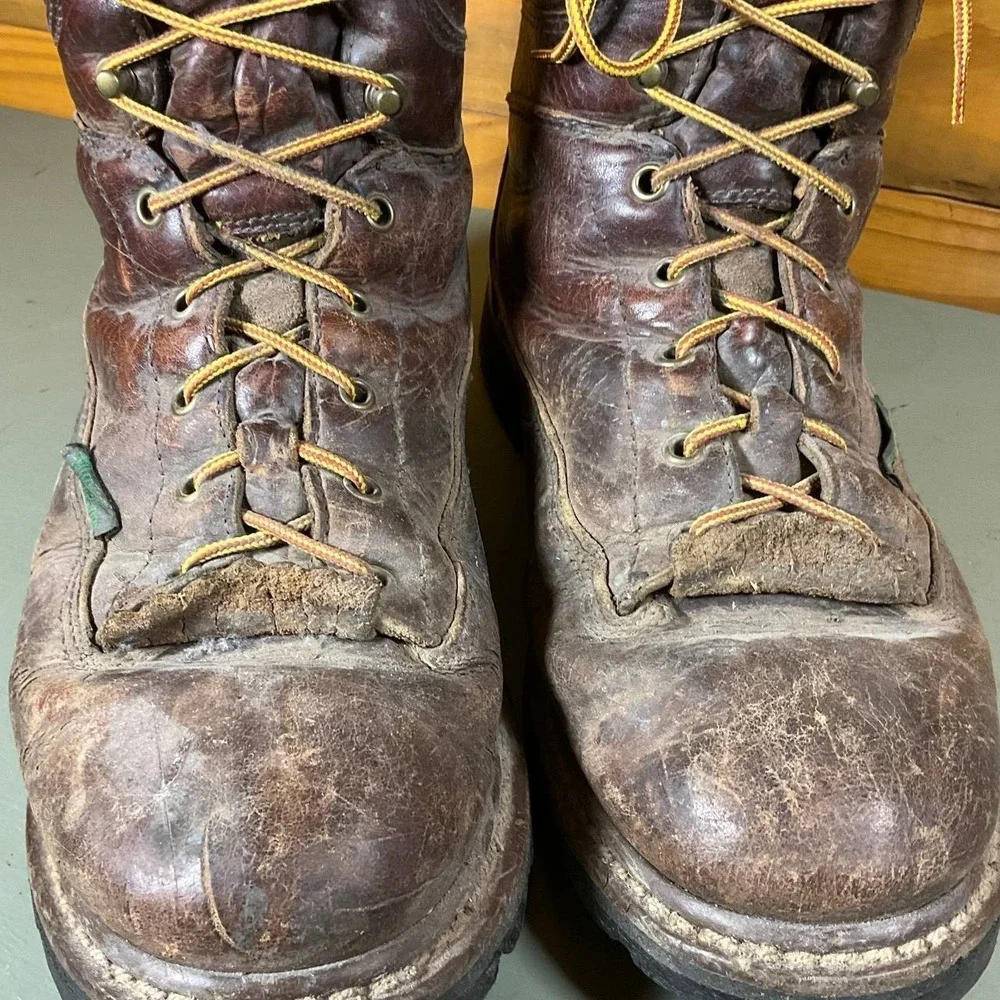 Georgia Boots‎ Mens 10W Steel Toe Waterproof Logger Full Grain Leather G101